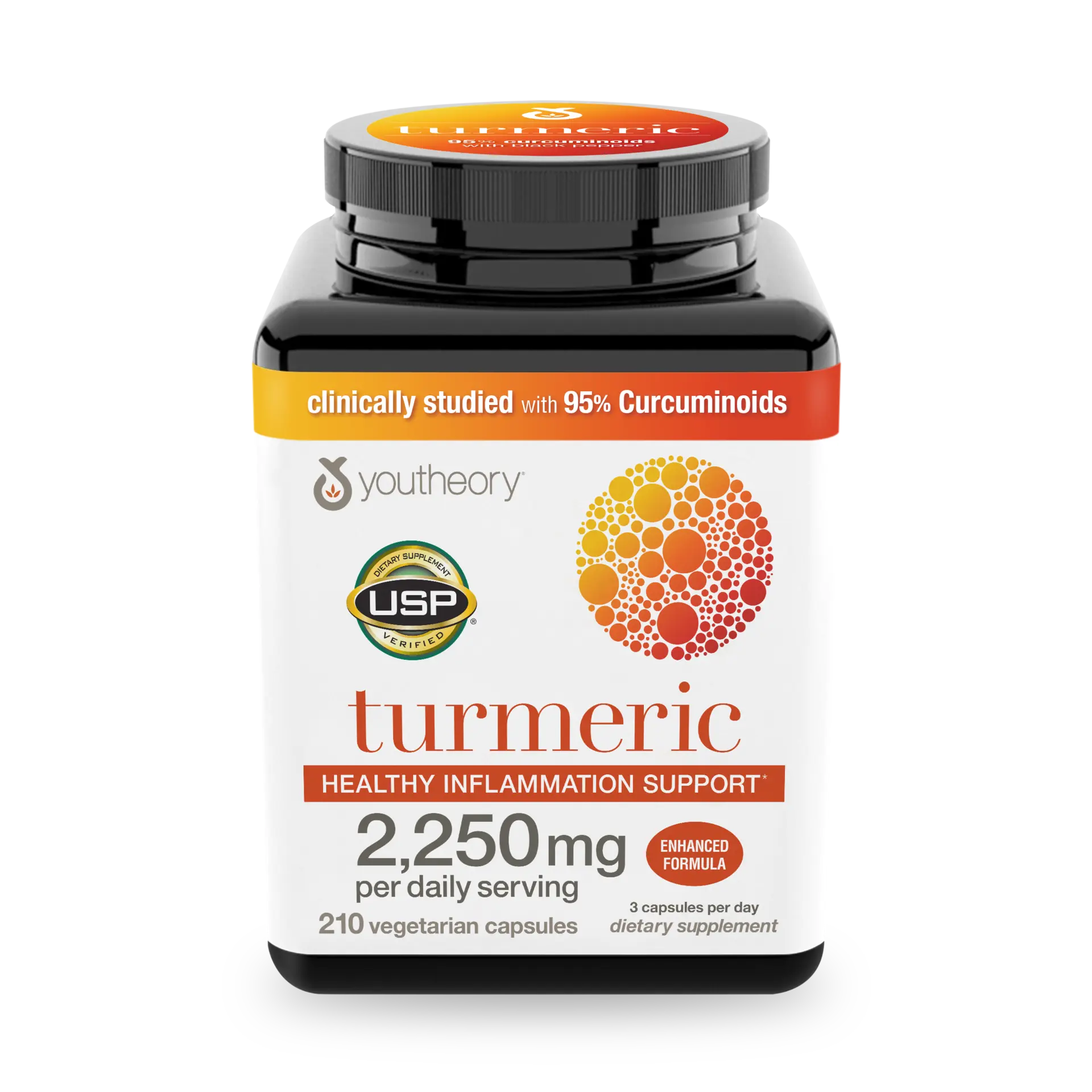 YoutheoryTurmericExtraStrengthFormula2,250mg,210Capsules