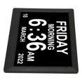thumbnail image 3 of RelOJ Digital Con Calendario Diurno de 8,7 Pulgadas, Pantalla Grande, Recordatorios de Medicamentos, Atenuació Automática, 8 Idiomas, Demencia Con Problemas de Visión,, 3 of 7