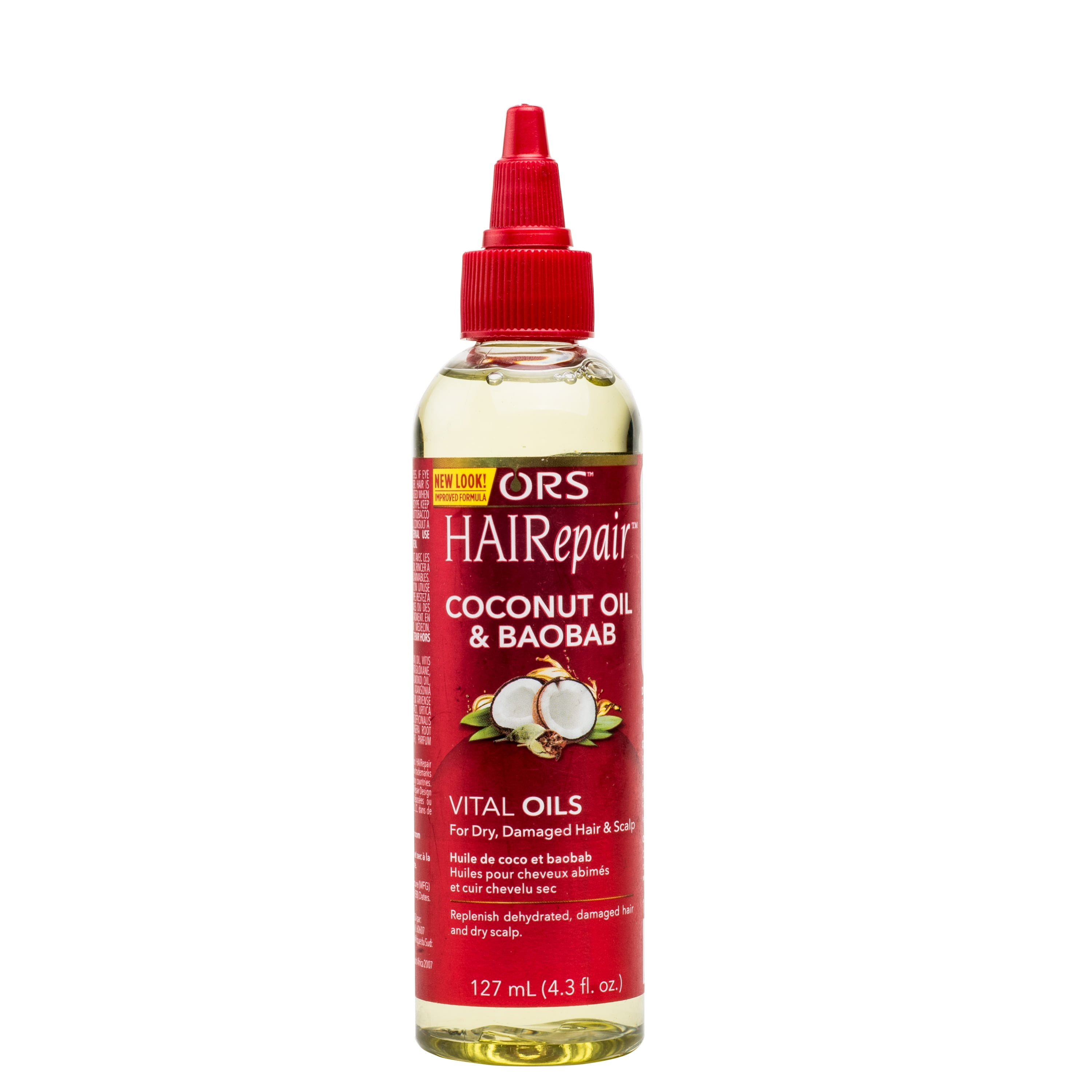 ORS HAIRepair Coconut Oil & Baobab Vital Hair Oil, 4.3 fl oz