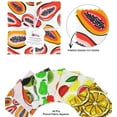 thumbnail image 2 of Soimoi Tropical Fruit Print&nbsp;Precut 5-inch Cotton&nbsp;Fabric&nbsp;Quilting&nbsp;Squares&nbsp;Charm Pack DIY Patchwork Sewing Craft- Multicolor, 2 of 3