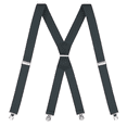 thumbnail image 1 of Buyless Fashion Suspenders for Men - 48 Elastic Adjustable Straps 1 1/4 - X Shape, 1 of 7