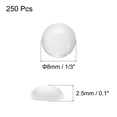 thumbnail image 2 of 250pcs Cabinet Door Bumper Rubber Pad 1/3" Diameter Sound Dampening Adhesive Rubber Pads, Hemispherical Shape, 2 of 5
