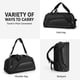 thumbnail image 5 of Bolsa de lona grande para hombres, bolsa de transporte para aviones, viajes, mochila impermeable para gimnasio, bolsa de fin de semana deportiva, bolsas de viaje para hombres, bolsa de noche con compa JFHHH pequeña, 5 of 5