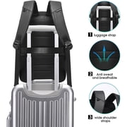 BANGE Anti Theft Backpack,Business Backpack with USB Charging Port, Slim Laptop Backpacks Fit for 15.6 INCH,Men Travel Backpack with Water Bottle Holder for Men and Women…