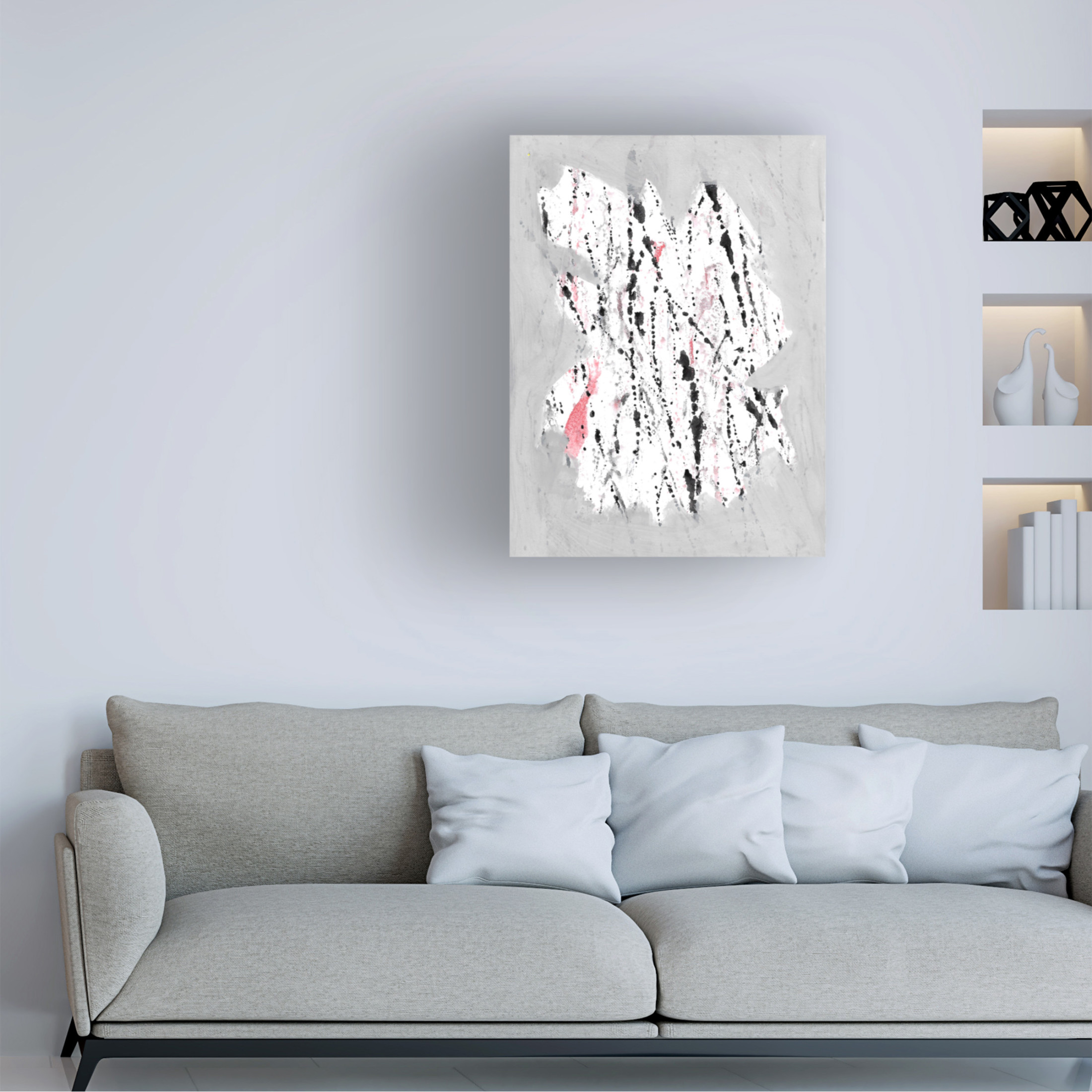 Canvas Wall Art - Maliq 'Hidden Abstractions' Wall Art for Living Room, Bedroom, or Office Décor by Trademark Fine Art - 18 x 24 Inches