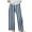 Black, variant on Seductiva Women's Casual Pants Women's Non Pocket Floral Cotton Linen Casual Pants