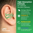 thumbnail image 4 of (3 pack) Lipo-Flavonoid Advanced Balance Support with Vitamin D3 for Vertigo Like Symptoms, Dizziness & Spinning, 30 Caplets, 4 of 21