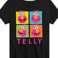 thumbnail image 3 of Sesame Street - Telly Grid - Toddler and Youth Short Sleeve Graphic T-Shirt, 3 of 5