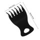 thumbnail image 2 of IDEANATEGRATE 6Ud Peine Barbería Negro Para Estilo Y Masaje Del Cuero Cabelludo Diario, 2 of 8