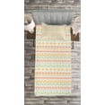 thumbnail image 3 of Ambesonne Mexican Quilted Bedspread Set 2 Pcs, Geometric Aztec Shapes, Twin Size, Multicolor, 3 of 3