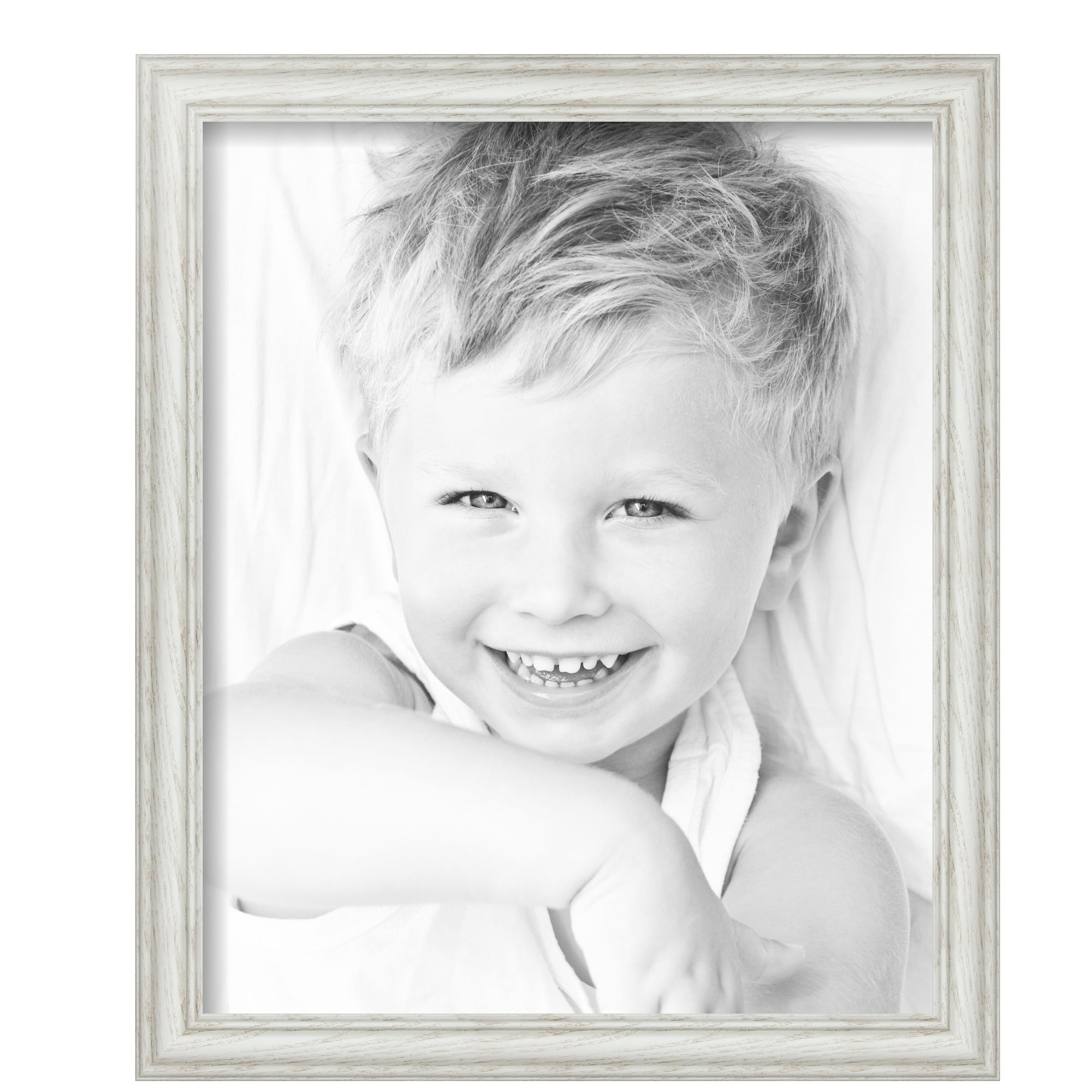 ArtToFrames 14" x 17" White Picture Frame, 14x17 inch White MDF Poster Frame (WOM-4098),  Pack