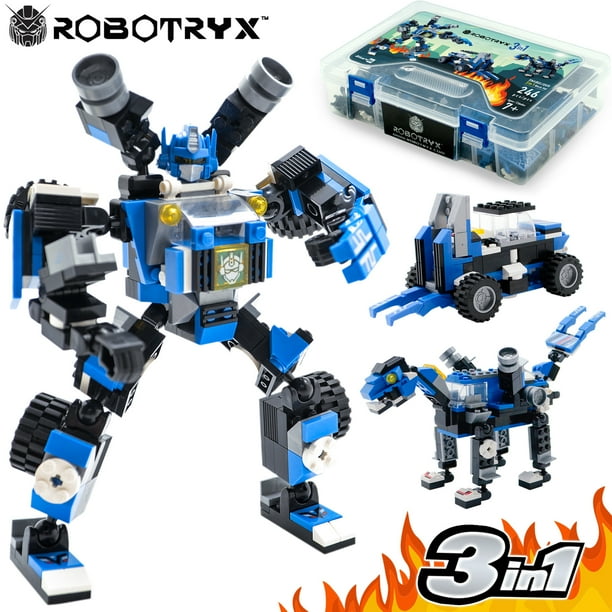 Robot Stem Toy 3 In 1 Fun Creative Set Construction Building Toys For Boys Ages 6 14 Years Old Best Toy Gift For Kids Free Poster Kit Included Walmart Com Walmart Com
