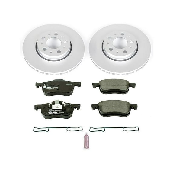 Front Brake Pad and Rotor Kit - Compatible with 2003 - 2007 Volvo XC70 2004 2005 2006