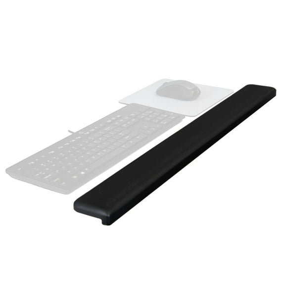 3M Gel Wrist Rest for Standing Desks Black WR200B