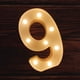 thumbnail image 1 of Letrero luminoso LED con números y letras para marquesina, ideal para bodas, cumpleaños, fiestas, Navidad, luz nocturna, decoración para el hogar y el bar (9), 1 of 5