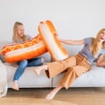 thumbnail image 3 of Throw Pillow Much Comfort 30 3D Supreme Hot Dog para decoración del hogar, 3 of 6