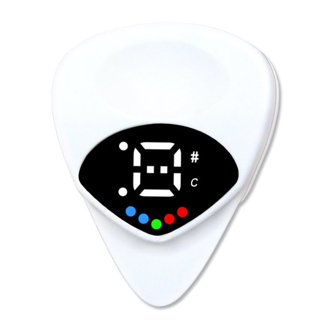 2-in-1 Guitar & Ukulele Tuner Pick with Digital Screen for Fast, Accurate Tuning Anywhere