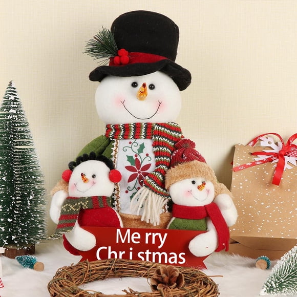 Kbndieu Snowman Family Ornamen Factory Stock Christmas Decoration Supplies Home Decoration Christmas Gifts Santa Claus Snowman Ornament Toys & Hobbies