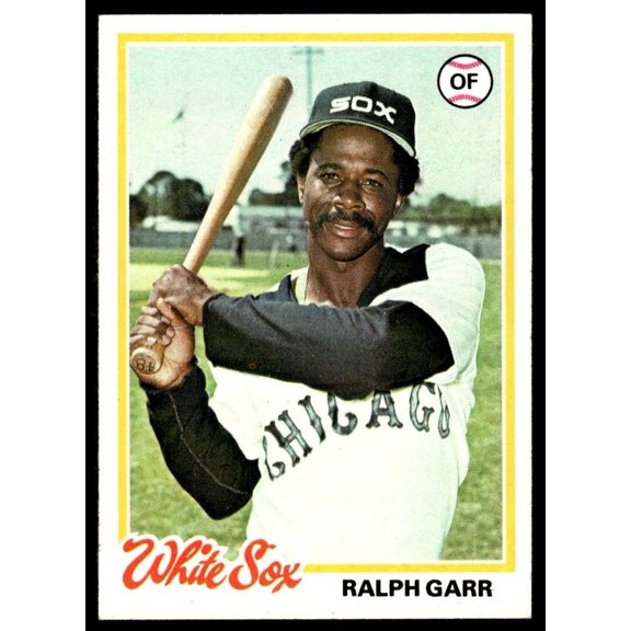 Collectible 1978 Topps Baseball Card Chicago White Sox Ralph Garr #628 NR-MT