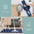 thumbnail image 6 of Dark Blue Christmas Dog and Snowman Pattern Kitchen Rugs Sets Of 3,Kitchen Runner Rugs Non Skid Washable,Decorative Kitchen Floor Mats for Kitchen,Sink,Laundry,17"x30"+ 17"x47" + 17"x59", 6 of 6