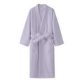 thumbnail image 4 of Hifoo Women Ladies Autumn Winter Velvet Padded Robe Lengthened Bathrobe Soft Solid Color Sleepwear, 4 of 4