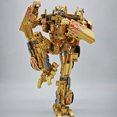 thumbnail image 5 of Figura de acción de Optimus Prime de oro de 28 cm, robot transformable, juguete de aleación parcial, camión, coche, regalo de Navidad para niño, 5 of 5
