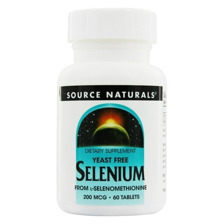 Source Naturals Source Naturals  Selenium, 60 ea (Best Source Of Selenium Supplement)
