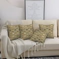 thumbnail image 7 of Throw Pillow Covers, Stamp Pattern worlds Soft Square Pillow Cases with Invisible Zipper for Couch Bed Sofa, Farmhouse Fall Home Decor 20"x20", 7 of 7