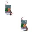 thumbnail image 1 of Bewildely Single Christmas Sock Window Fireplace Hanging Decorative Gifts Sack Atmospheres Decoration Party Bag Decor Holiday Type3 NO3, 1 of 6