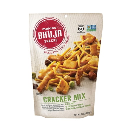 Majans Bhuja Cracker Snack Mix, 7 oz (Pack of 6)