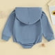 thumbnail image 4 of Cowsor Baby Boy Girl Solid Color One Piece Romper Jumpsuit Outfits Clothes, 4 of 7