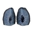 thumbnail image 1 of Petits Serre-Livres Agate Brésiliens Bleus Polis, 1 of 3