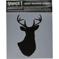 thumbnail image 5 of Stencil1 11"X11" Stencil-Antlered Deer Silhouette, 5 of 5
