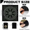 thumbnail image 2 of Altar Cloth Tarot Table Cloth Rune Astrology Gothic Cards Bag Square Table Cover Divination Tree of Life Velvet with Tarot Drawstring Pouch Set Tarot Card Gift for Witchcraft Supplies Witch, 2 of 9