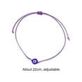 thumbnail image 6 of Xinyolin Couple Bracelets with Creative Shape - Wear Resistant Wax Line Handmade Evil Eyes, 6 of 8