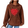 thumbnail image 2 of Qiopertar Chandail en Molleton à Manches Longues Col Rond Imprimé pour Femmes, Ample, Pull, Blouse en Solde, Livraison Gratuite à Moins de 5$, jusqu'à 90 % de Réduction, 2 of 4