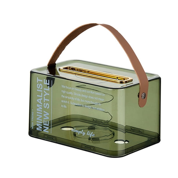 Caja de pañuelos, caja decorativa para almacenamiento de servilletas, soporte para pañuelos faciales para tocador, baño, dormitorio, hogar