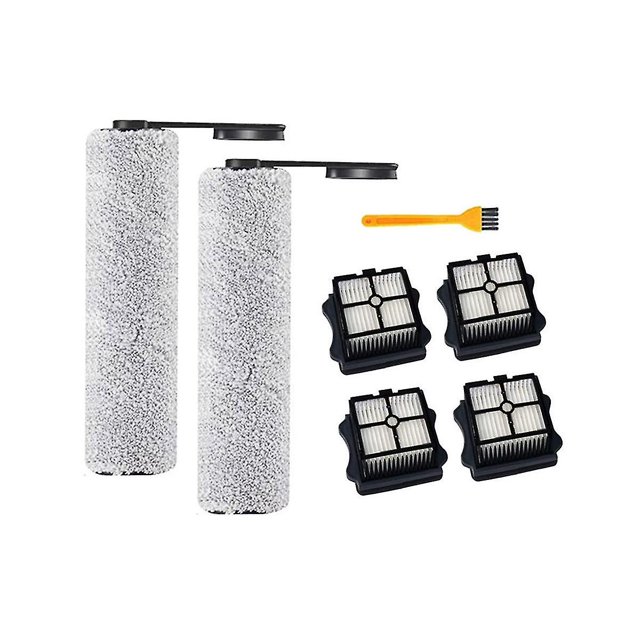 Para Floor One S5 Cepillo de rodillo suave y filtro HEPA Reemplazo Accesorios húmedos y secos Aspiradora