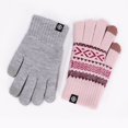 thumbnail image 5 of GPOECD Winter Gloves Couple Knitted Thermal Soft Touchscreen Texting Warm Cold Weather Mittens for Men and Women, 5 of 5