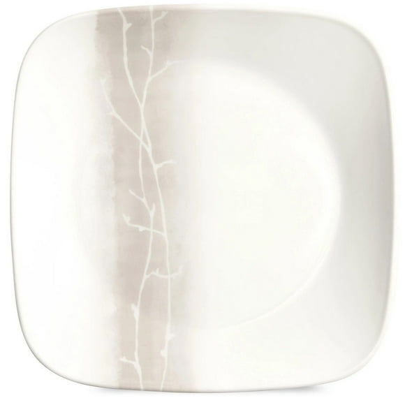 Corelle Wandering Grove 10.5" Square Glass Dinner Plate