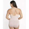 thumbnail image 3 of Maidenform Lace Tummy Control Shapewear Bodysuit Sandshell S Women's, 3 of 3