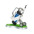 thumbnail image 4 of Mini bolígrafos de golf con soporte para bolsa de golf con carrito, escritorio decorativo de 7,8x4,7x7,8 pulgadas Blanco azul, 4 of 8