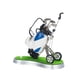 thumbnail image 4 of Mini bolígrafos de golf con soporte para bolsa de golf con carrito, escritorio de golf realista de 7,8x4,7x7,8 pulgadas Blanco azul, 4 of 8