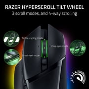 Razer Basilisk V3 Pro Wireless Gaming Mouse with 13 Zone Chroma RGB, HyperScroll Tilt Wheel, Black