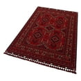 thumbnail image 3 of Grodig Red Oriental Acrylic Area Rugs for Living Room Jacquard Textured Modern Rugs Soft Geometric Rug for Bedroom Washable Rug Non-Slip Bohemian Carpet Perfect for Dining Room Office Beige, 3 of 5