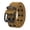 Brown, variant on Canvas Double Grommet Hole Belt, Black, M