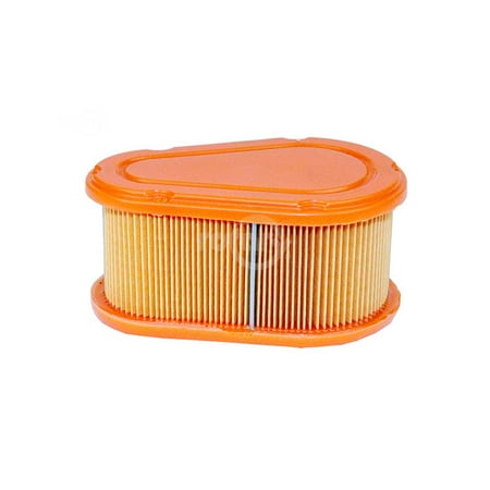 B & S 792038/790388 Cartridge Air Filter. Tri-Oval Paper Filter fits the DOV Mower Engines, 100602 & 100800 series.  Uses Rotary 12895 Pre