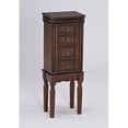 thumbnail image 1 of Benzara BM158815 Armoire à Bijoux Chic&44; Noyer, 1 of 1