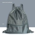 thumbnail image 2 of Mochila de viaje con cordón para el hogar, bolso de mano de gimnasio, Mochila deportiva escolar, bolsa de libros de gran capacidad, nueva modaVerde Fivean unisex, 2 of 2