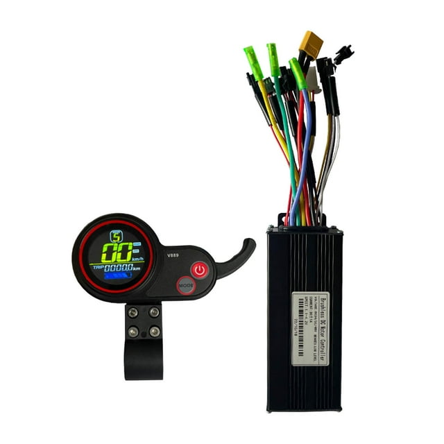 Kit de controlador de Motor de 36V y 48V, controlador sin escobillas, pantalla de instrumentos, controlador de scooters eléctricos a prueba de agua